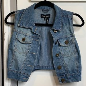 A denim vest
